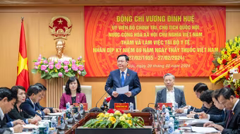 Chủ tịch Quốc hội: Ngành y tế đã vượt qua giai đoạn khó khăn nhất 