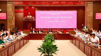 Thành ủy Hà Nội họp bổ sung quy chế làm việc, bầu thêm 1 ủy viên Ủy ban Kiểm tra