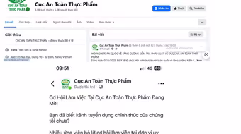 Cảnh báo về việc mạo danh Cục An toàn thực phẩm trên Facebook để lừa đảo
