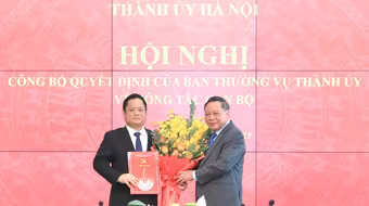 Ông Vũ Minh Tuấn giữ chức Phó trưởng Ban Tuyên giáo và Dân vận Thành ủy Hà Nội