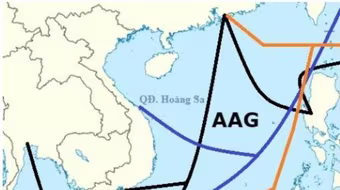 Hôm nay, một tuyến cáp quang biển được sửa chữa xong