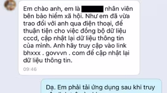 Dụ dỗ người dùng cài đường link lạ để chiếm đoạt tài sản