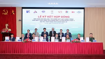 Ký kết gói thầu thi công xây lắp nhà máy thủy điện tích năng quy mô 1.200 MW