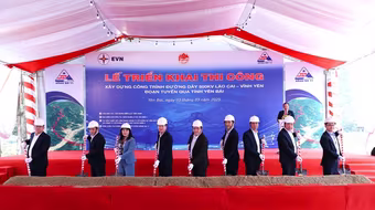 Triển khai thi công công trình đường dây 500kV hơn 7.400 tỷ đồng