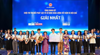 Tìm ra đội vô địch cuộc thi “Tìm hiểu pháp luật về sử dụng năng lượng tiết kiệm và hiệu quả”