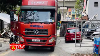 Phạt 17 triệu đồng lái xe tải lùi trên đường Vành đai 3