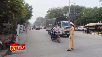 Triển khai cao điểm bảo đảm trật tự an toàn giao thông, trật tự xã hội