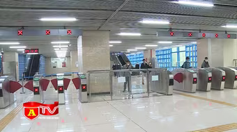 Khung cảnh đường sắt Cát Linh – Hà Đông sau khi chính thức khai thác thương mại