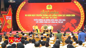 Vinh danh lực lượng Cảnh sát Công an Thủ đô "Vì nước quên thân, vì dân phục vụ”