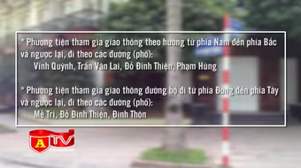 Hà Nội: Phân luồng giao thông phục vụ sự kiện văn hóa Việt-Hàn