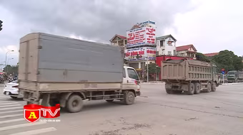 Chuyển biến tích cực tại những điểm nóng về xe quá tải tại Hà Nội 