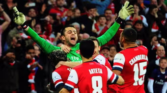 Wigan 1-1 Arsenal (penalty 2-4): Fabianski đưa Pháo Thủ vào chung kết