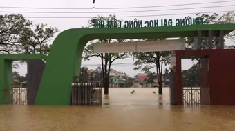 Lũ lụt ở miền Trung, sinh viên nhiều trường không thể làm thủ tục nhập học đúng hạn