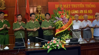 Gặp gỡ cán bộ Công an Hà Nội thời kỳ kháng chiến chống Pháp