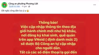 Cảnh báo chiêu trò lừa đảo mới khi vừa triển khai chính quyền 2 cấp