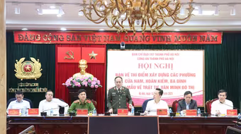 Thí điểm xây dựng các phường Hoàn Kiếm, Cửa Nam, Ba Đình kiểu mẫu về trật tự, văn minh đô thị