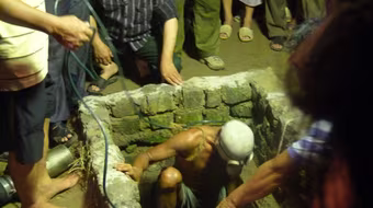 Thương tâm vụ bé trai 1 tuổi rơi xuống hố ga, chết đuối