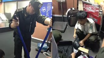 Nhân viên cảng vụ hàng không tự ý kiểm mở hành lý thất lạc