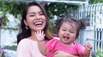 Ngọc Anh đưa con gái nhỏ 1 tuổi vào MV ca nhạc mới