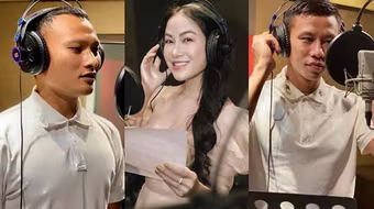 Hai tuyển thủ quốc gia khoe giọng hát cùng “Hoa hậu Áo dài” Tuyết Nga 