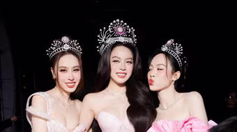 Những hình ảnh ấn tượng của Top 3 "Hoa hậu Việt Nam 2022" trước khi trao lại danh hiệu