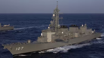 [ẢNH] Sức mạnh tàu khu trục Nhật Bản đang tập trận trên biển Đông