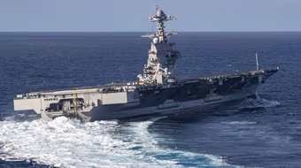 Tàu sân bay USS John F. Kennedy hoàn tất thử nghiệm động cơ hạt nhân đầu tiên