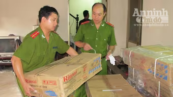 Phát hiện cả kho bếp gas, giả nhãn hiệu Rinnai