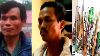 Ngồi rảnh, 2 nông dân mua tuýp sắt, gỗ về chế thành... súng