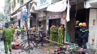 Tp. Hồ Chí Minh: Cháy nhà mặt tiền, 7 người chết