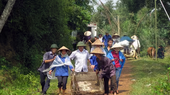 Giả định “sự cố” đê điều làm gần 500 người hỗn loạn