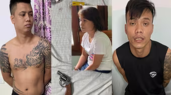 Đòi tiền không được, 'nữ quái' thuê côn đồ dùng súng khống chế con nợ 