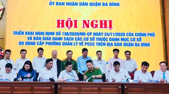 Bàn giao, phân cấp quản lý Nhà nước về phòng cháy, chữa cháy cho cấp phường 