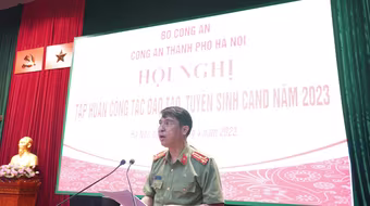 Công tác đào tạo, tuyển sinh đáp ứng mục tiêu, yêu cầu xây dựng lực lượng CAND 