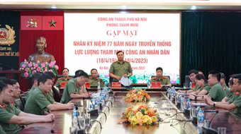 Nối tiếp và phát huy truyền thống 77 năm lực lượng Tham mưu CAND