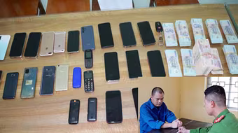 Đánh sập đường dây cờ bạc liên tỉnh