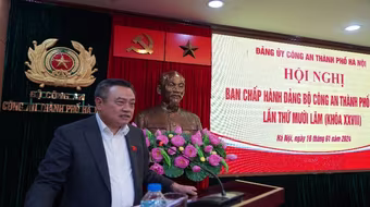 Quyết tâm xây dựng lực lượng Công an Thủ đô trong sạch, vững mạnh