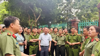 Công an quận Tây Hồ hướng đến mục tiêu cao nhất vì nhân dân phục vụ