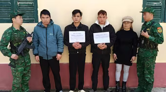 Bắt quả tang đối tượng đưa, đón người nhập cảnh trái phép vào Việt Nam