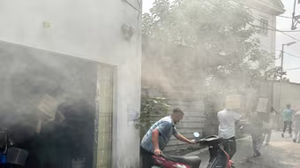 Đồng loạt thực tập phương án và tuyên truyền phòng cháy, thoát nạn tại khu dân cư