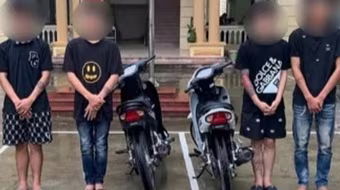 Tạm giữ 4 thiếu niên có hành vi cướp tài sản