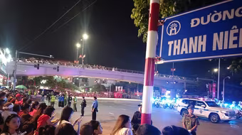 Hình ảnh đẹp về chiến sỹ Công an Thủ đô đảm bảo ANTT trong buổi sơ duyệt sự kiện A80