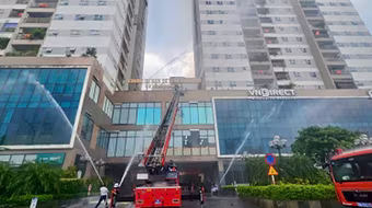 Thực tập phương án chữa cháy và cứu nạn, cứu hộ tại chung cư cao tầng