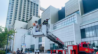 “Trải nghiệm - Thực hành PCCC” tại Trung tâm thương mại LOTTE Tây Hồ