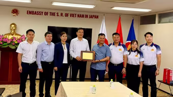 Đoàn đại biểu Công an Hà Nội thăm, làm việc với Đại sứ quán Việt Nam tại Nhật Bản