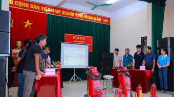 Lan tỏa kiến thức phòng cháy đến người dân thông qua cuộc thi tài sôi nổi
