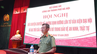 Công an Hà Nội tổ chức sinh hoạt chính trị sâu rộng trong toàn lực lượng