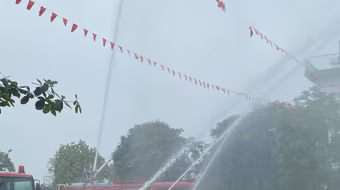 Xử lý vụ cháy giả định từ tình huống chập điện tại lớp học 