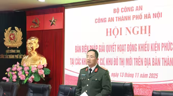 Công an Hà Nội với nhiều biện pháp đảm bảo an ninh trật tự tại các khu chung cư, đô thị mới