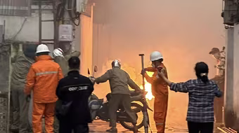 Đánh giá khả năng ứng phó sự cố hoả hoạn qua thực tập phương án chữa cháy, cứu nạn tại khu dân cư nguy hiểm cháy nổ